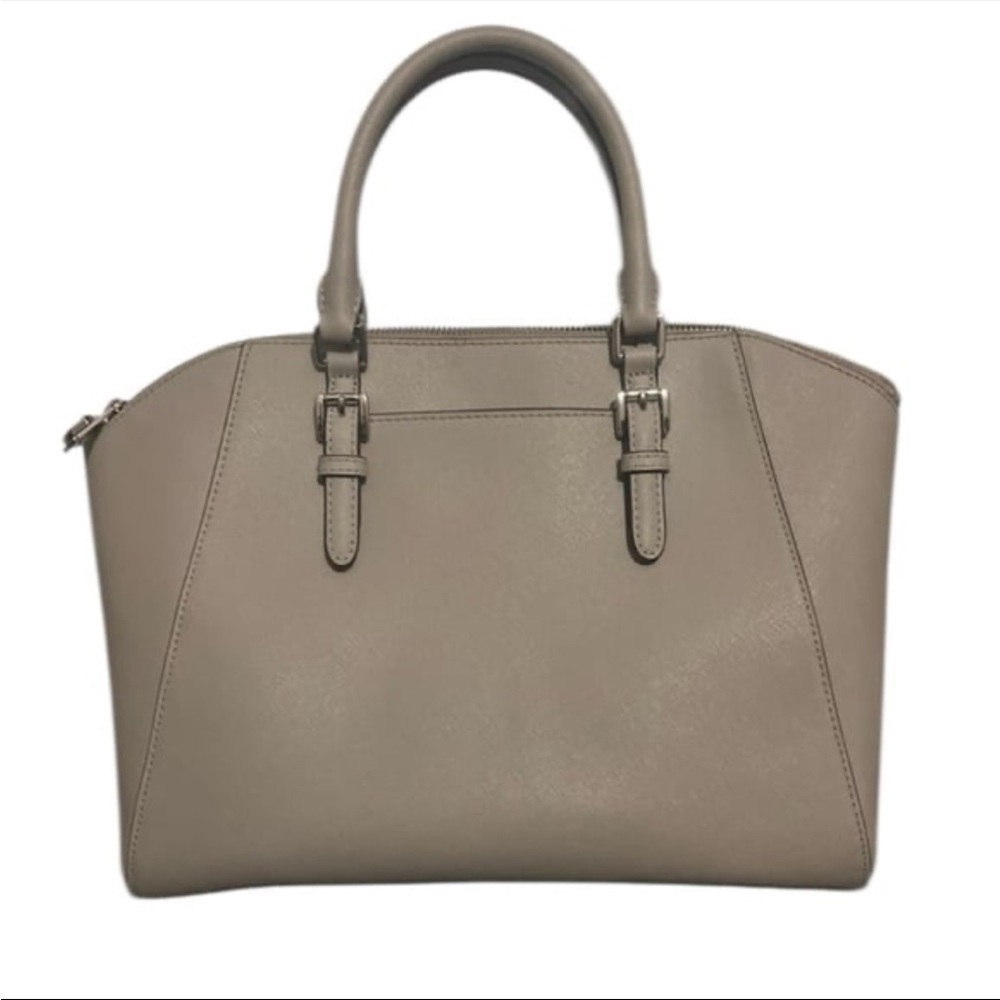 MICHAEL KORS Ciara Satchel Crossbody Handbag Gray/Cement - Picture 3 of 10